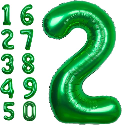 Miniatura 1 de Globo morado gigante de 40 pulgadas con el número 7, globos de aluminio de Mylar con helio para fiestas de cumpleaños, decoraciones de cumpleaños de