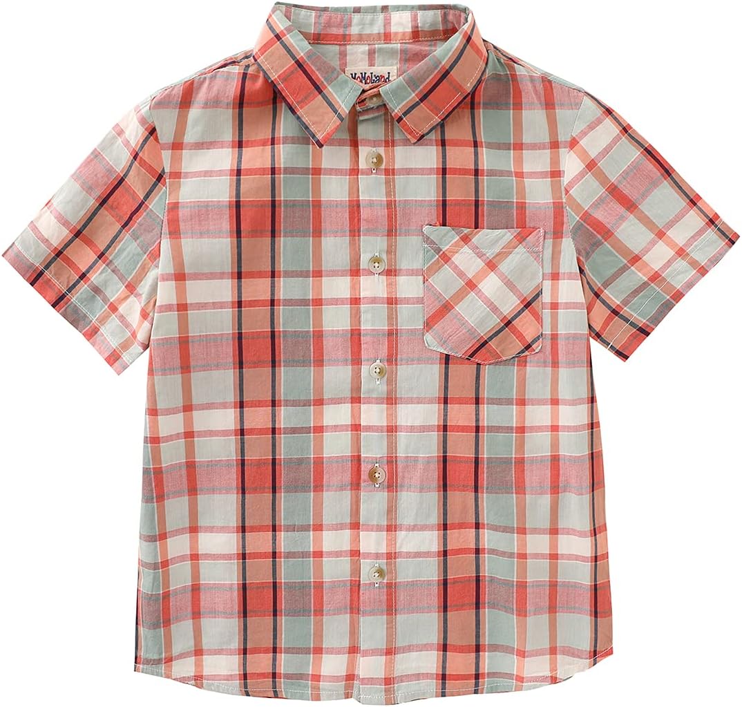 MOMOLAND Toddler Little Boys Button Down Shirt