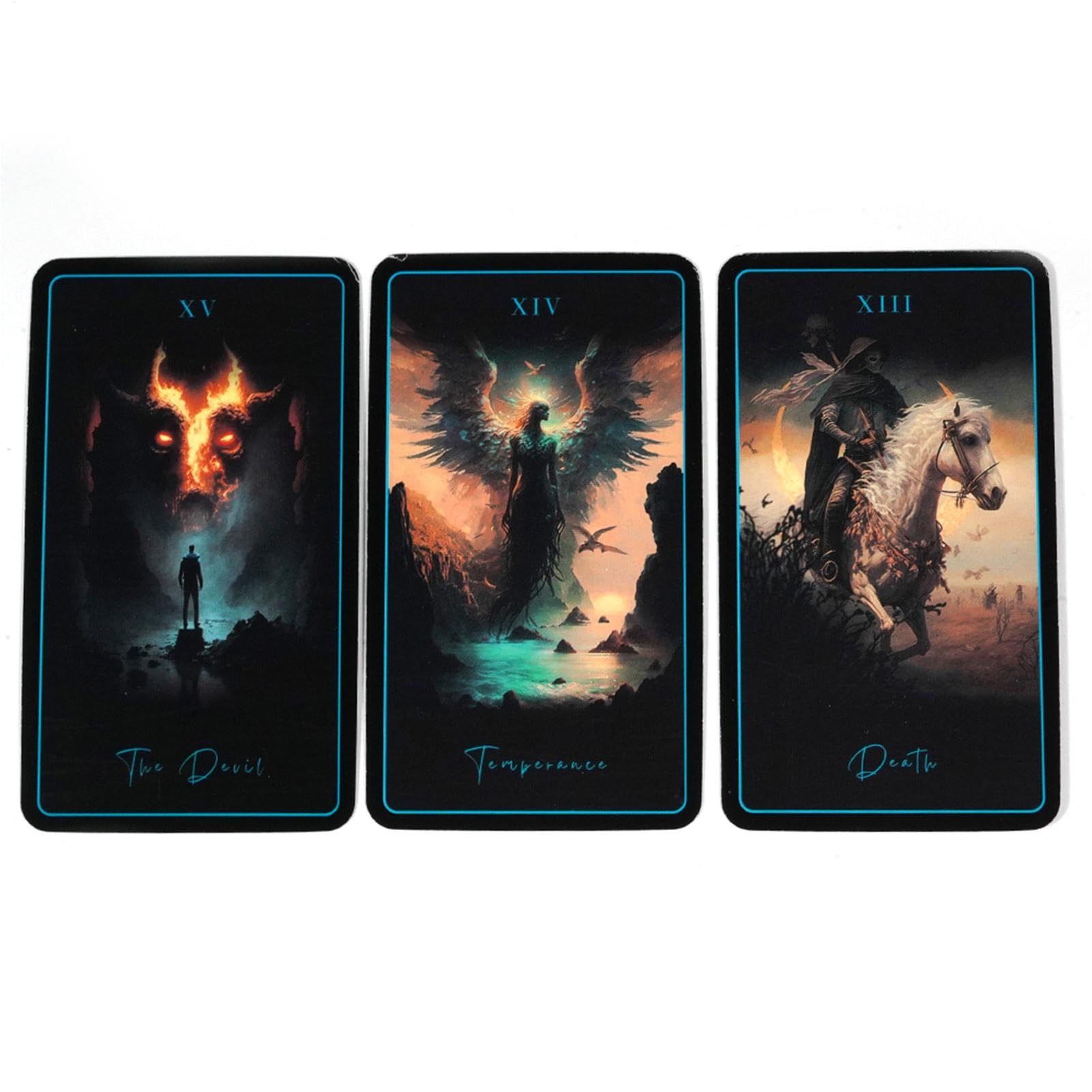 Sacred Kingdoms Tarot, Fortune Counting Deck Mystical Tarot Cards, Nowicjusz Tarot Divination Tools, 78 kart tarota, Pokład na karty duchowe, zaawansowana talia tarota