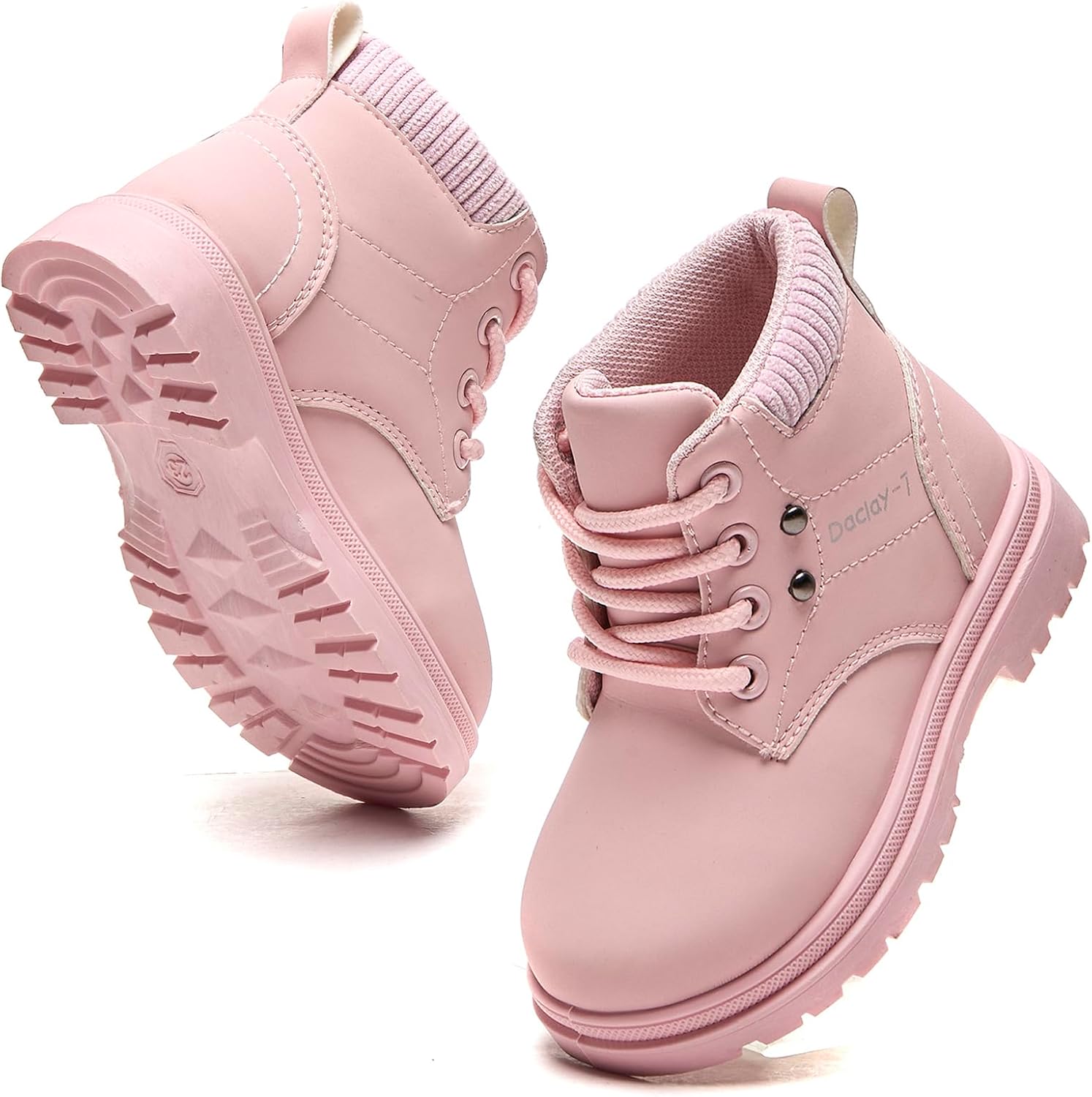 Daclay Kids Girls’ Boots Children’s Boots Outdoor Boots Girls’ Plush Short Boots Boys’ boots