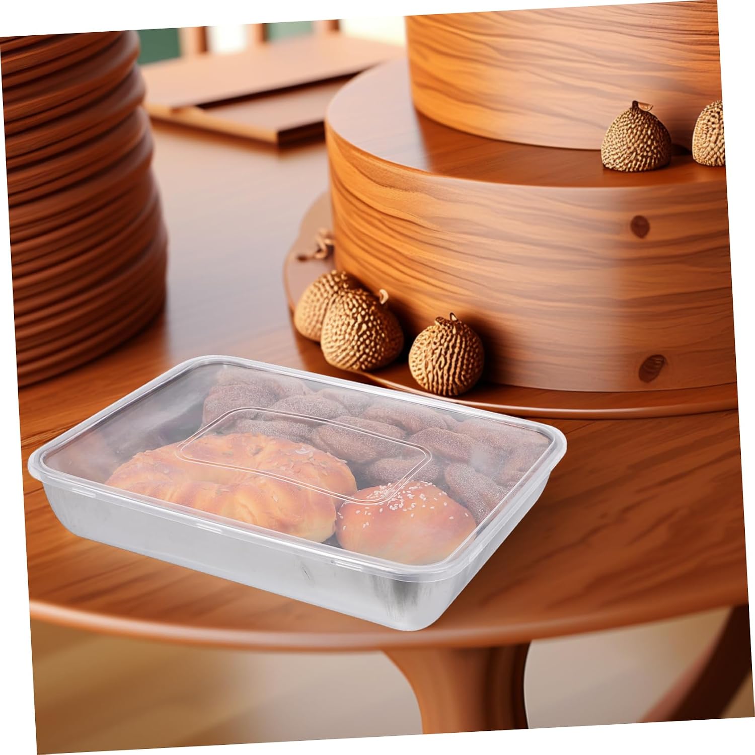 Sturdy Oven Pan Baking Tray Large Capacity Roasting Accessory for Family Commercial Use image 4