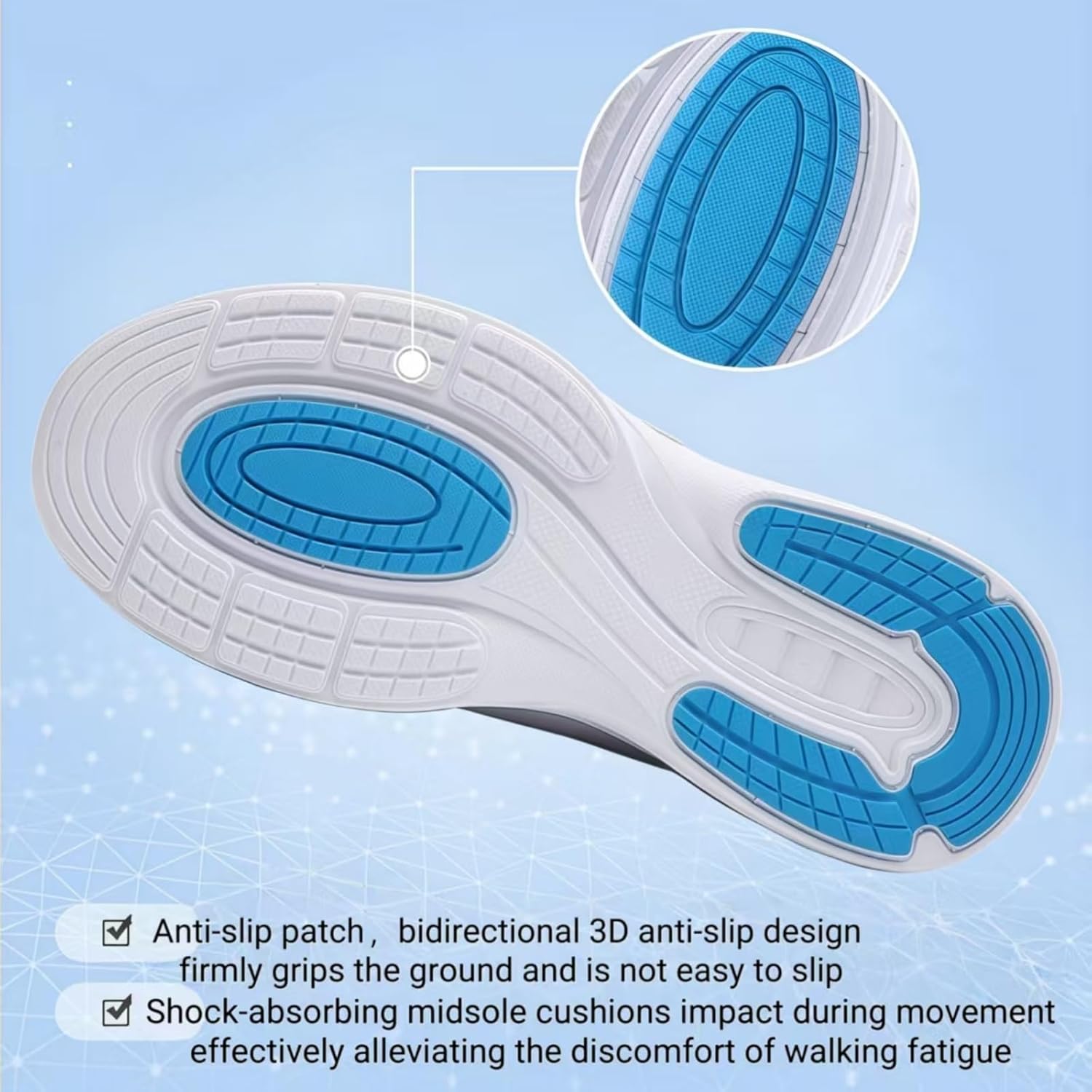 CROSSBABY Women's Lightweight Water Resistant Nurse Shoes Slip Resistant Healthcare Work Shoes