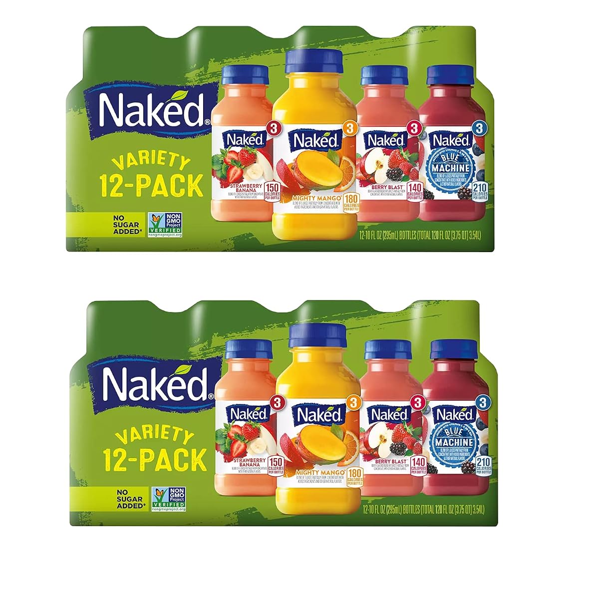 Gourmet Kitchn Naked Juice Variety Pack, 24 Pack, 10 oz