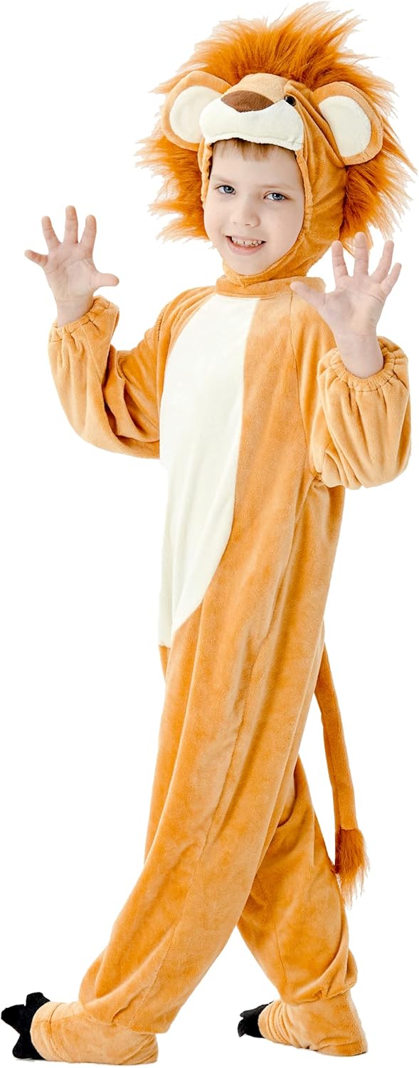 Dress Up America Kids Lion Costume - Lion King Costume Set - Animal Costume for Boys and Girls