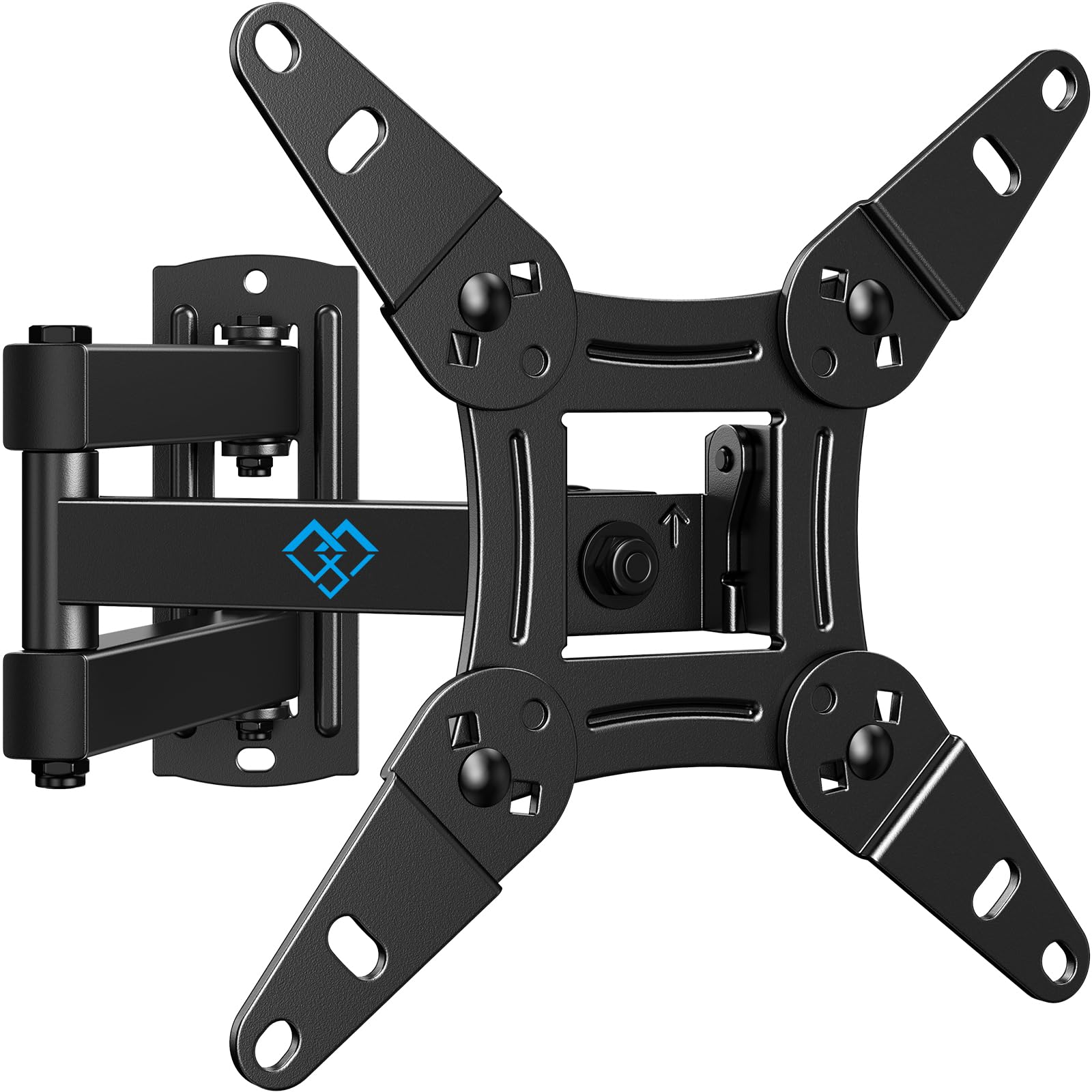 PERLESMITH TV Wall Bracket for 13-42 inch TVs, Swivels Tilts TV Wall Mount for Flat & Curved TV，VESA 75x75mm to 200x200mm up to 20kgPERLESMITH TV Wall Bracket for 13-42 inch TV…
