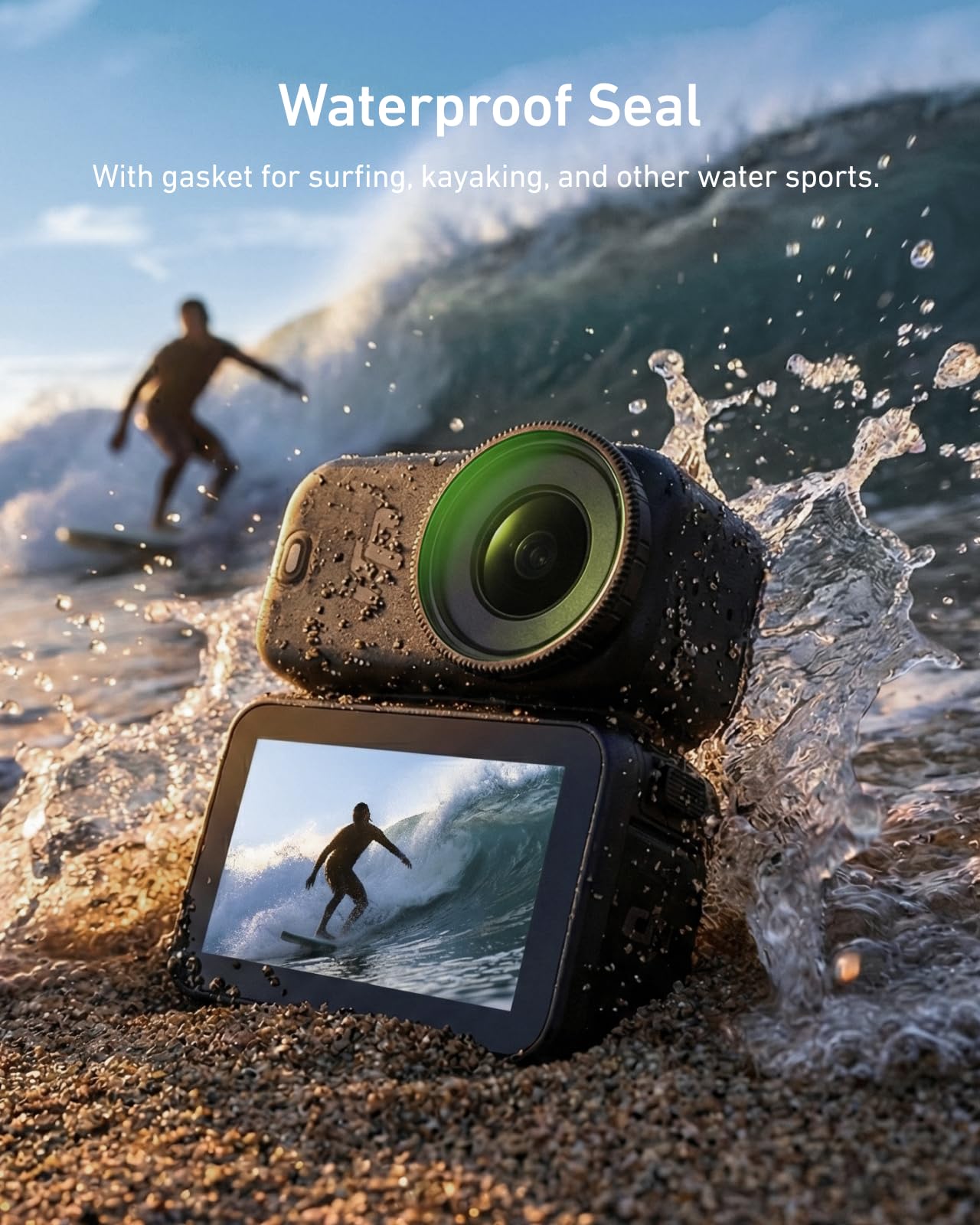 TELESIN Kit Filtri CPL ND per DJI Osmo Nano Filtri CPL ND8 ND16 ND32 + Proteggi Schermo Vetro Temperato Filtri Densità Neutra e Polarizzatori Vetro Ottico HD Accessori per Action Cam Vlog Viaggio