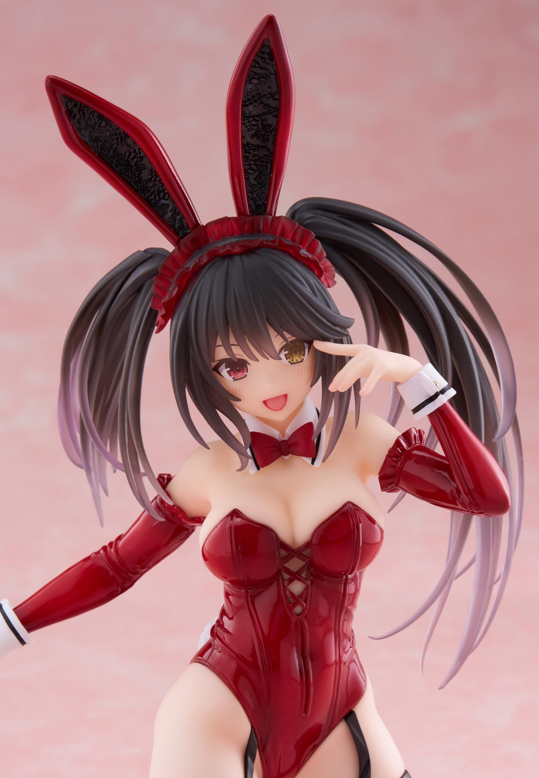 Date A Live V Statue de Bureau en PVC Figurine Mignonne Kurumi Tokisaki Bunny Ver. 13 cm