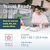D-Link AX3000 Wi-Fi 6 Portable VPN Travel Router (DBR-330), Multi-WAN, Business Security, VPN, SPI Firewall, File Sharing, Compact WiFi Hotspot for Public WiFi Sharing, Remote Work, RV