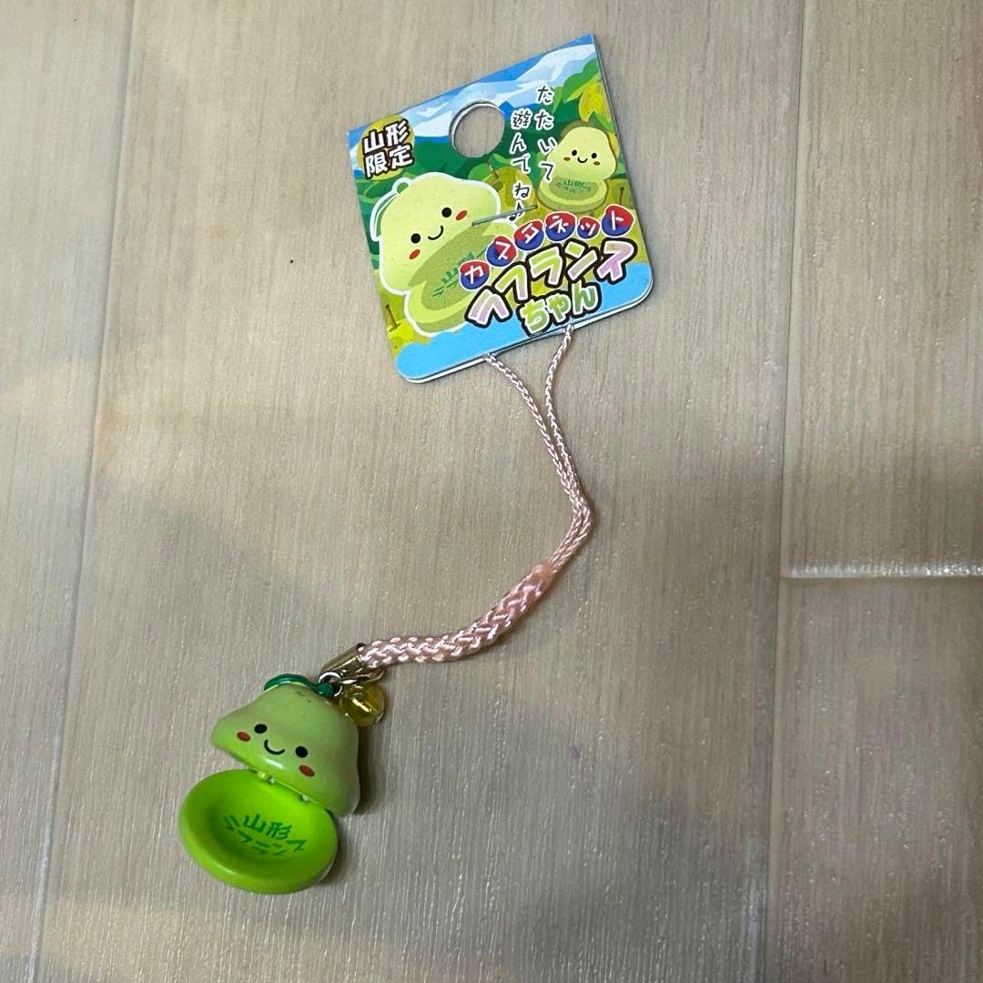 ラフランスちゃん 山形 ご当地 カスタネット 根付 レトロ 激レア！ラ