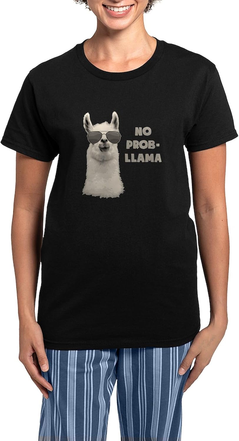 CafePress No Problem Llama Pajamas Womens Novelty PJ Sleepwear