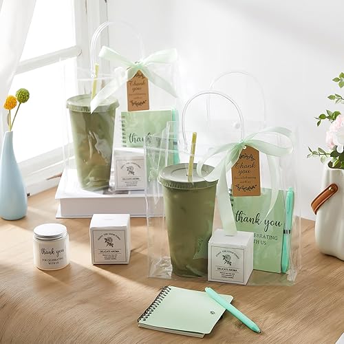 Miniatura 4 de Nuogo Juego de 6 premios de ducha para padres para jugadores, adultos, incluye vaso de plástico, cuaderno, velas perfumadas, bolígrafo, bolsa de