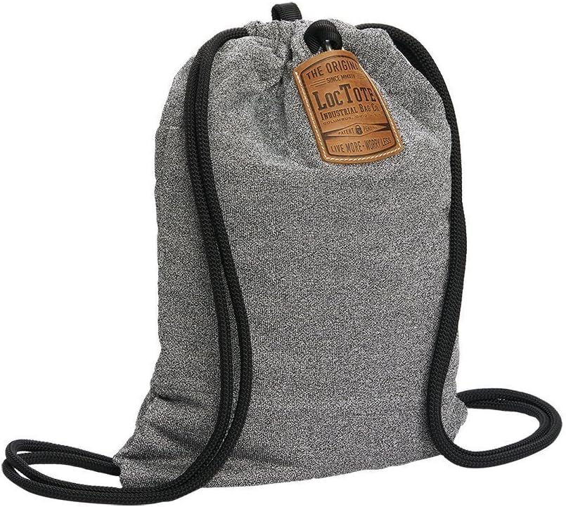 LOCTOTE Flak Sack - The Original Theft-Resistant Drawstring Backpack | Anti-Theft | Theft-Proof Travel Backpack | Lockable | Slash-Resistant