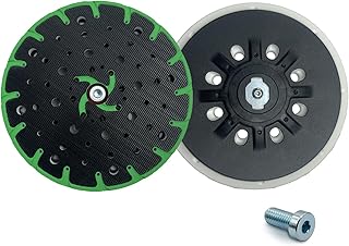 202460 ETS 150 Hard Sanding Pad 6inch 150mm Compatible with Festool 150 6 Inch Hard Sanding Pad ETS 150/3 EQ,ETS 150/5 EQ, ETS EC 150/3 EQ, ETS EC 150/5 EQ Grinder Accessories Finish Sander