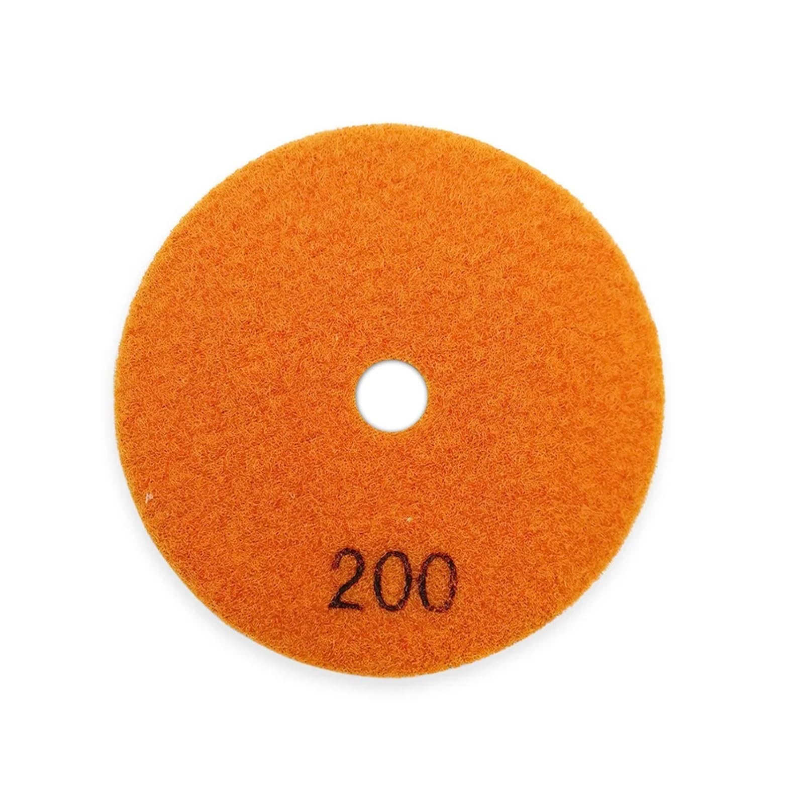 Almohadilla de pulido en seco de diamante for granito, grano de mármol #200, disco de lijado de resina Flexible, 7 Uds., 4 "/100mm