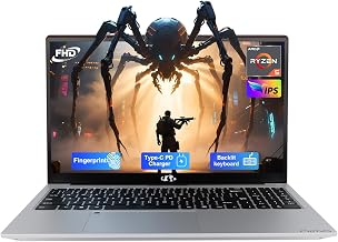 NIMO 15.6" Laptop: Power & Reliability for Student & Office, AMD Ryzen 5 (Up to 3.7GHz), 8GB RAM 256GB SSD, Fast 65W Type-C Charging, Fingerprint, Backlit KB, for Study and Home (Renewed)