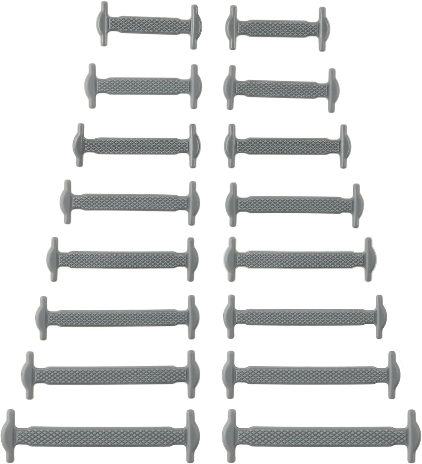 GenericNo Tie Laces for Kids and Adults, Elastic Laces for Trainers, Silicone Tieless Flat Shoelaces for Running Shoes