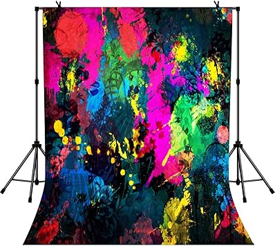 Amazon Com Lyly County Graffiti Painting Backdrop 5x7ft Collapsible Abstract Art Studio Photography Background Props Upgrade Material Ly004 Electronics