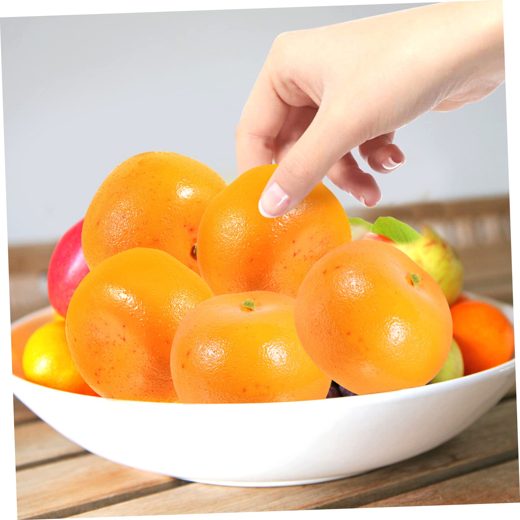 Alipis 20stücke Künstliche Orangen Modelle Realistische Schaumfrüchte Für Dekoration Und Fotografie Für Obstgeschäfte Und Partys Lebensechte Simulation Für Kreative Zwecke