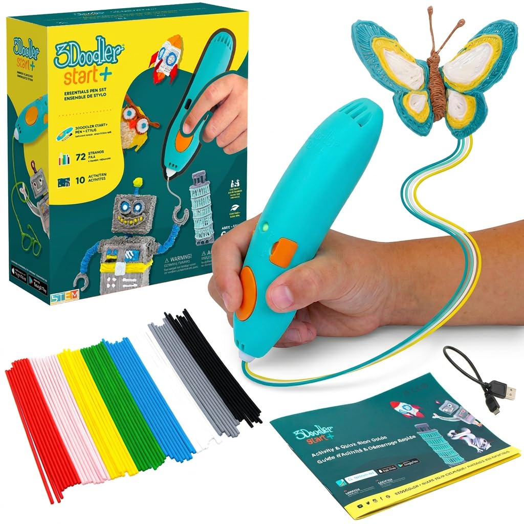 3Doodler Start+ 3Dペン 低温設計 アートペン キッズ おもちゃ 知育玩具