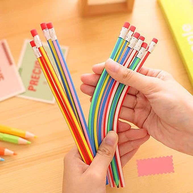 5 Lápices Mágicos Flexibles de Color Verde con Borrador miniatura 7