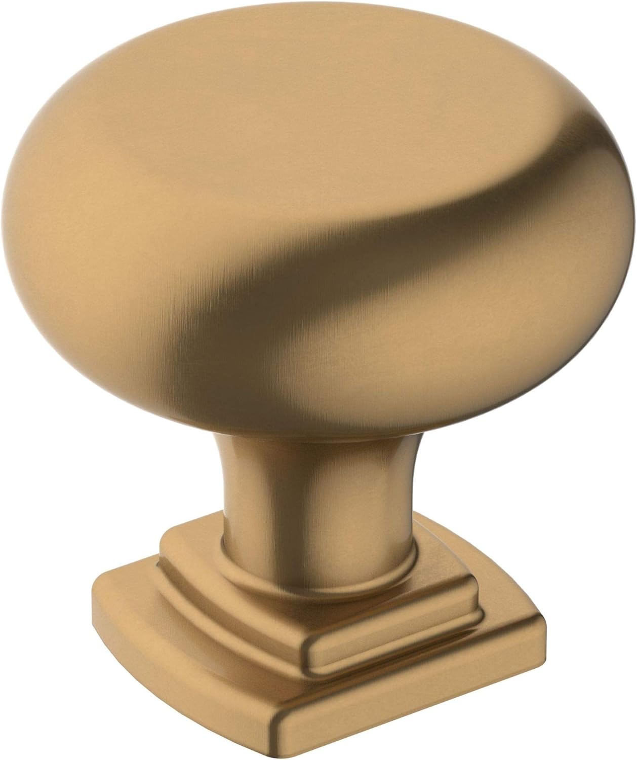 Amerock | Cabinet Knob | Champagne Bronze | 1-1/4 inch (32 mm) Diameter | Surpass | 1 Pack | Drawer Knob | Cabinet Hardware