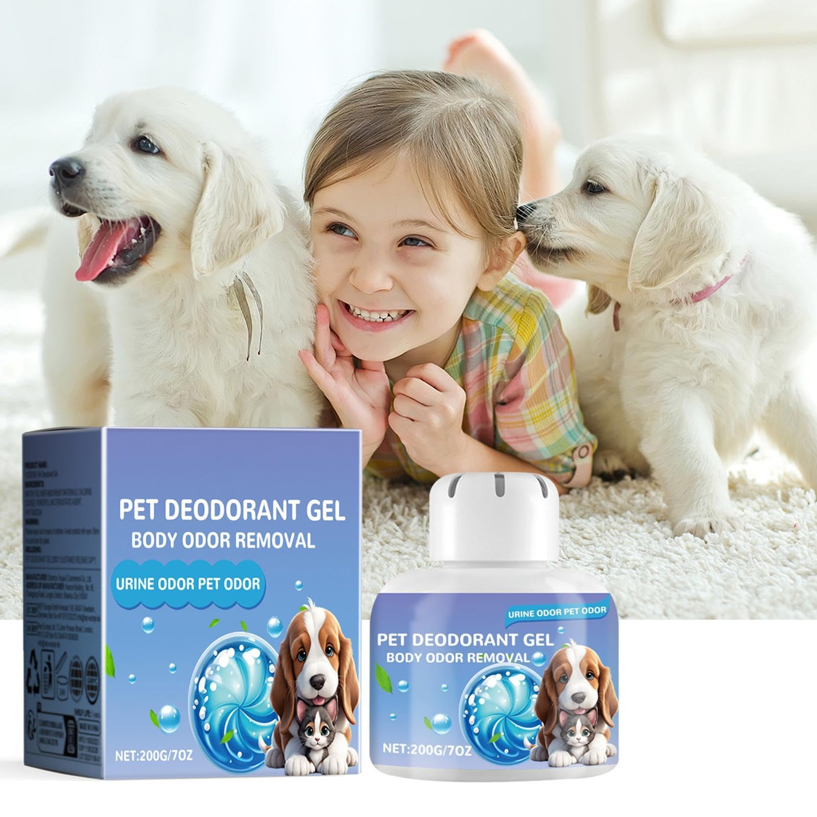 Air Care Duftgel für Haustiere, für Hunde, geruchsneutralisierendes Gel, kühlendes Gel, Haustierfreundlich, langanhaltend, natürlicher Pflanzenextrakt