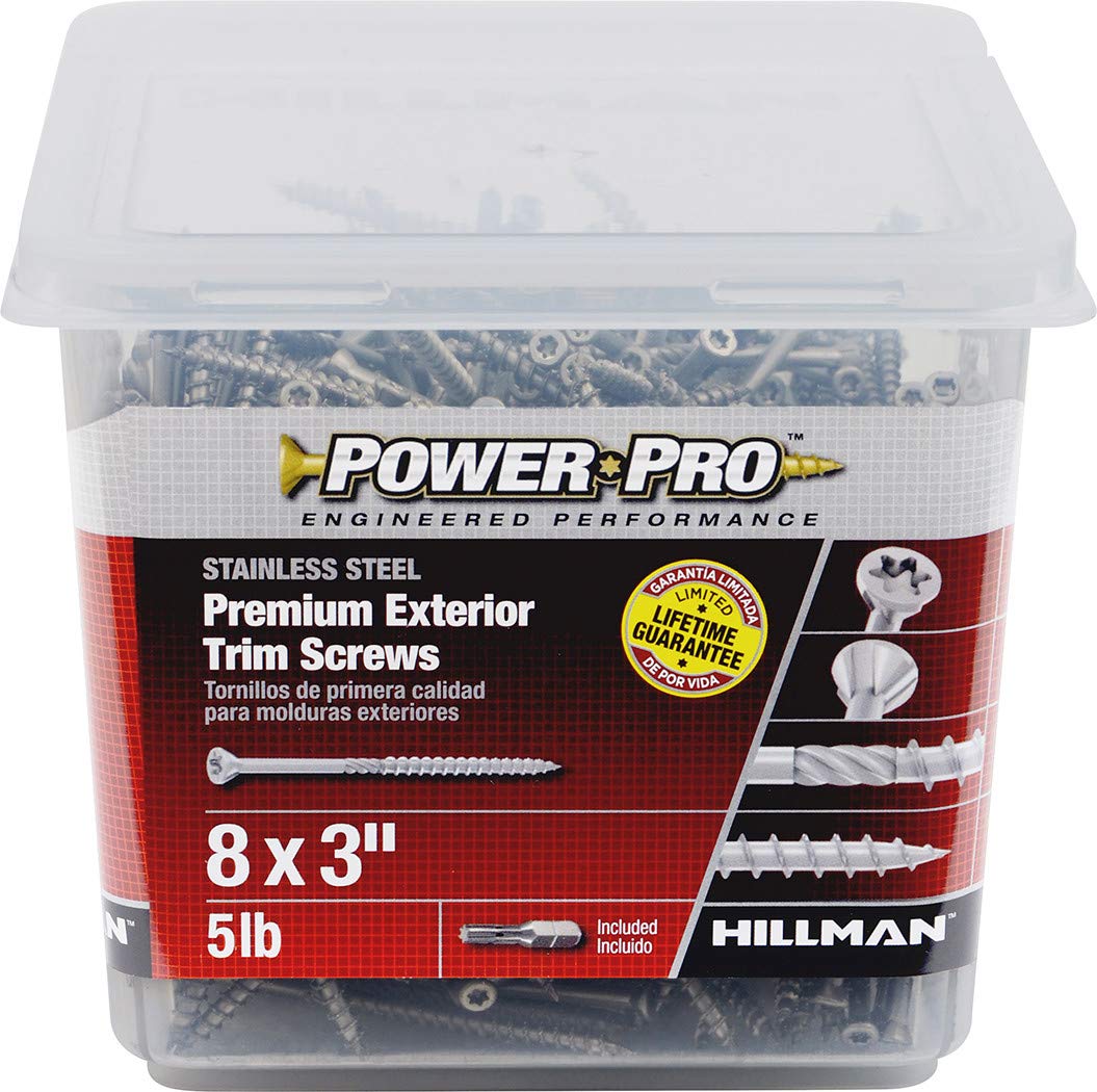 The Hillman Group 48646 Power Pro Zierschraube, 20,3 x 7,6 cm