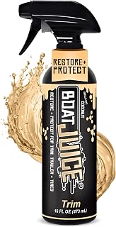 Boat Juice Trim Restorer for Boat Trim, Trailers & Tires, Coconut, 16 oz