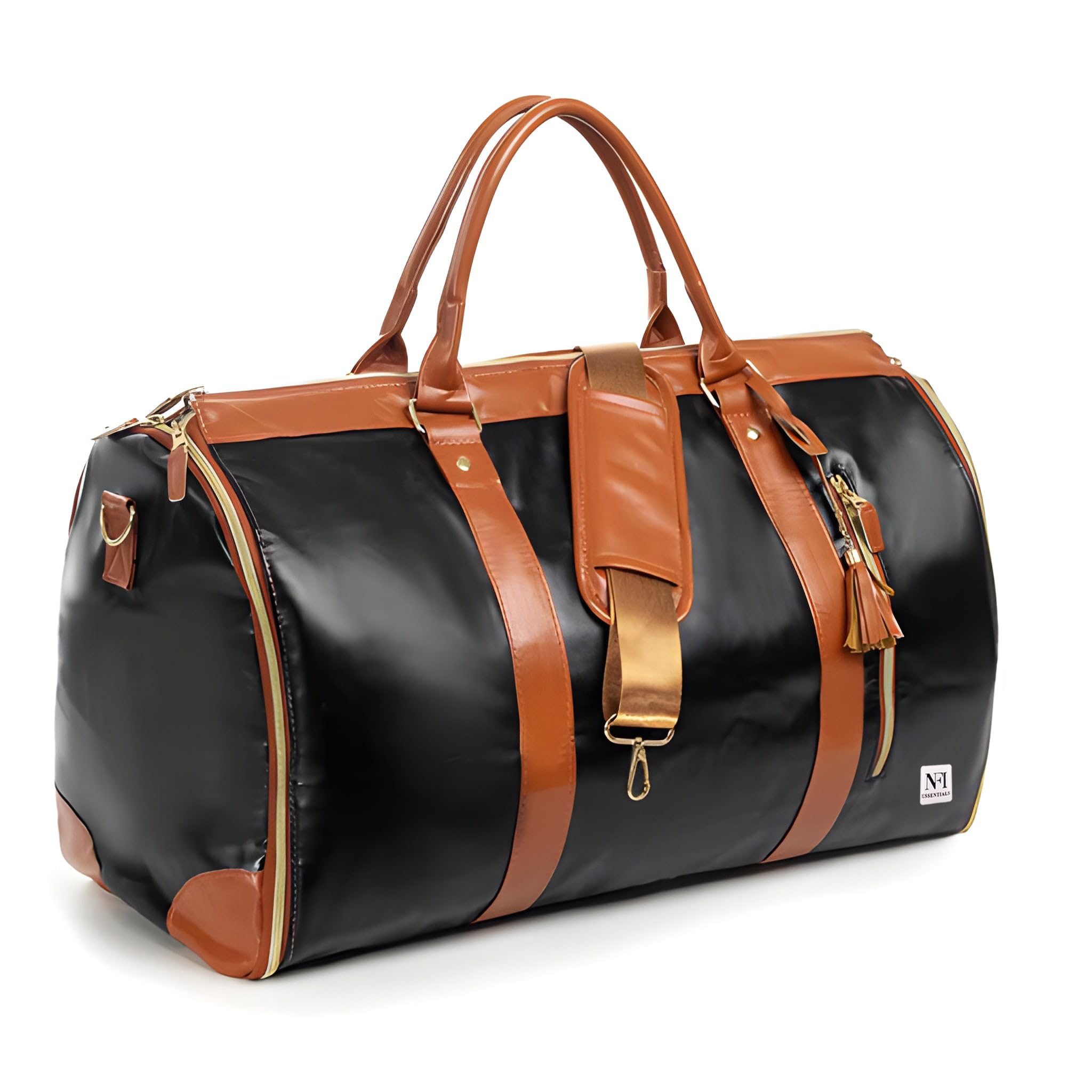 Garment Duffel Bag for Travel Convertible Weekender Bag with Shoe Compartment, Hanging Suit Carrier, and Multiple Pockets Waterproof Carry-On for Men & Women-image-39