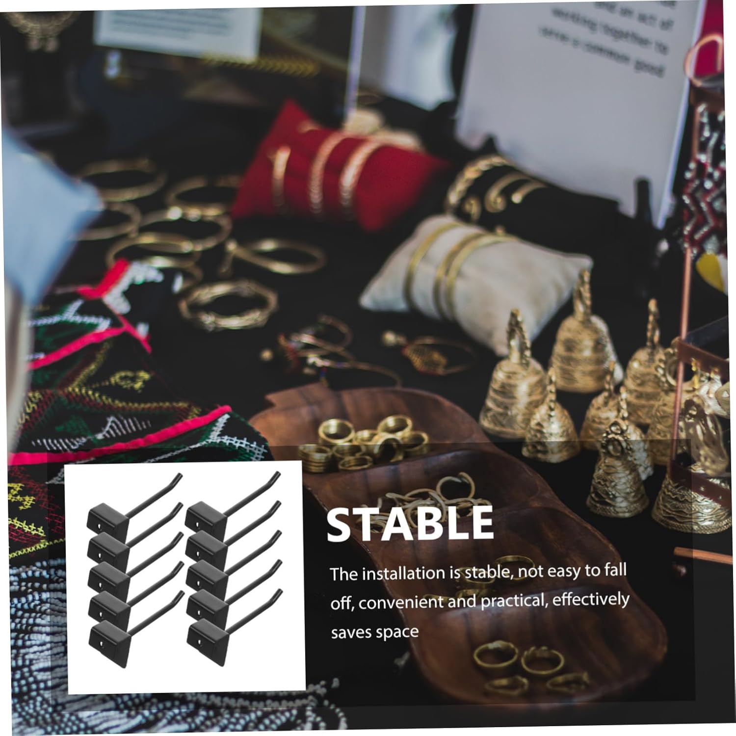 PRETYZOOM 32pcs Metal Pegboard Hooks Hangers for Organizing Tools and Accessories Garage Workshop Kitchen for Craft Room and Storage