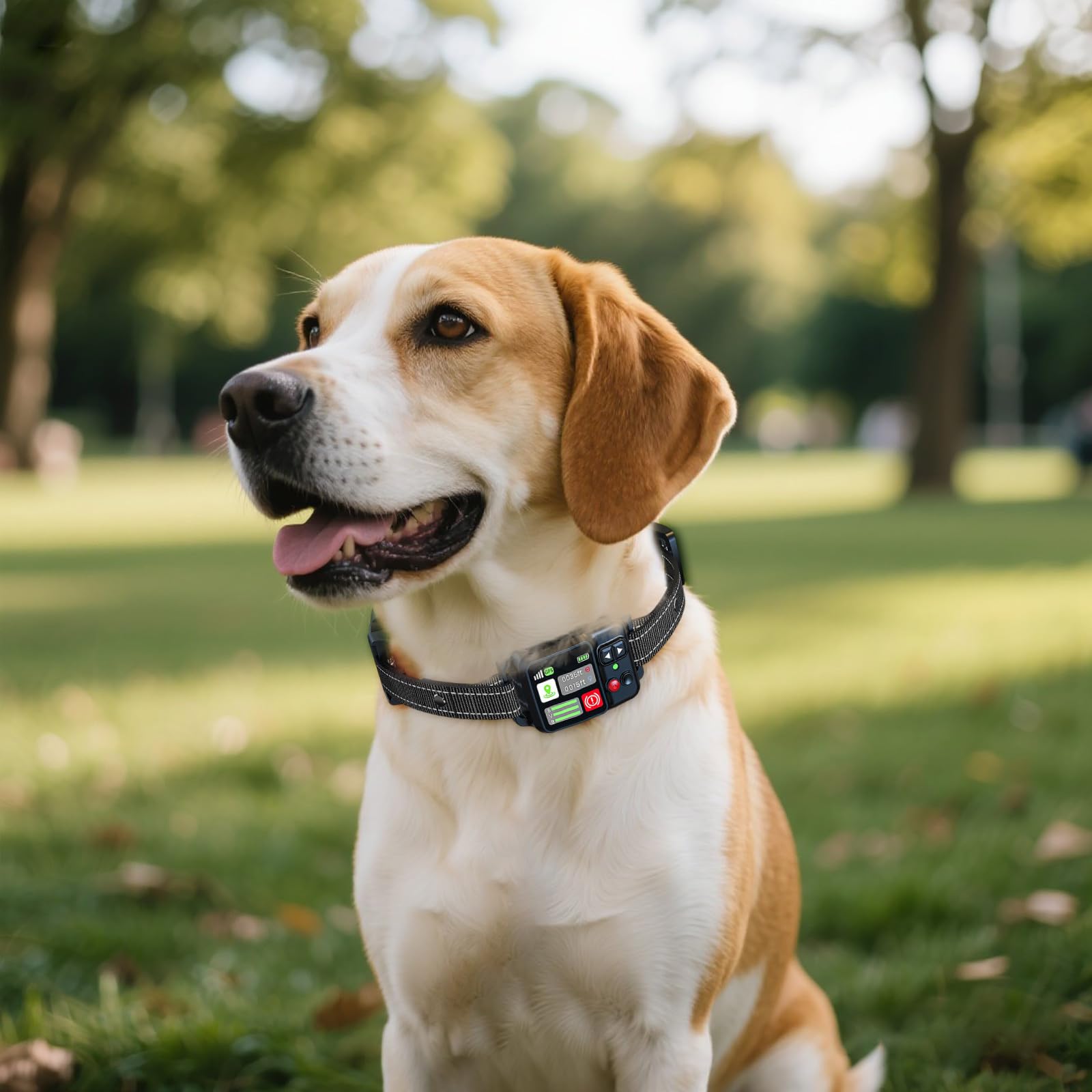 2026 Clôture pour chien sans fil avec collier Clôture circulaire jusqu'à 2000 m Mode de positionnement pour l'extérieur (noir, 22 x 10 x 5 cm)