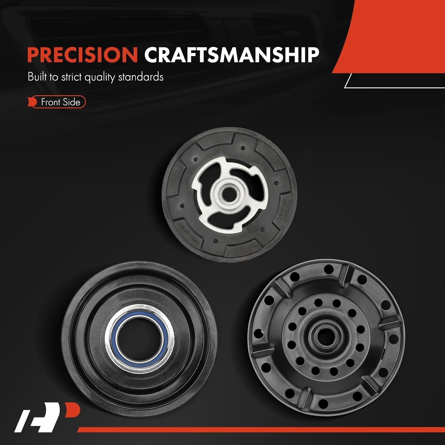 A-Premium A/C Compressor Clutch Kit Compatible with Toyota Yaris 1.5L 2006-2012