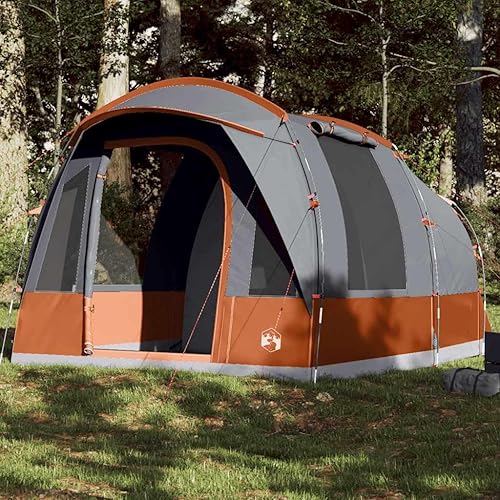 YAFF Camping Tent Tunnel 3-Person Gray and Orange Waterproof,Sporting Goods,Outdoor Recreation,Camping & Hiking,Tents,94624