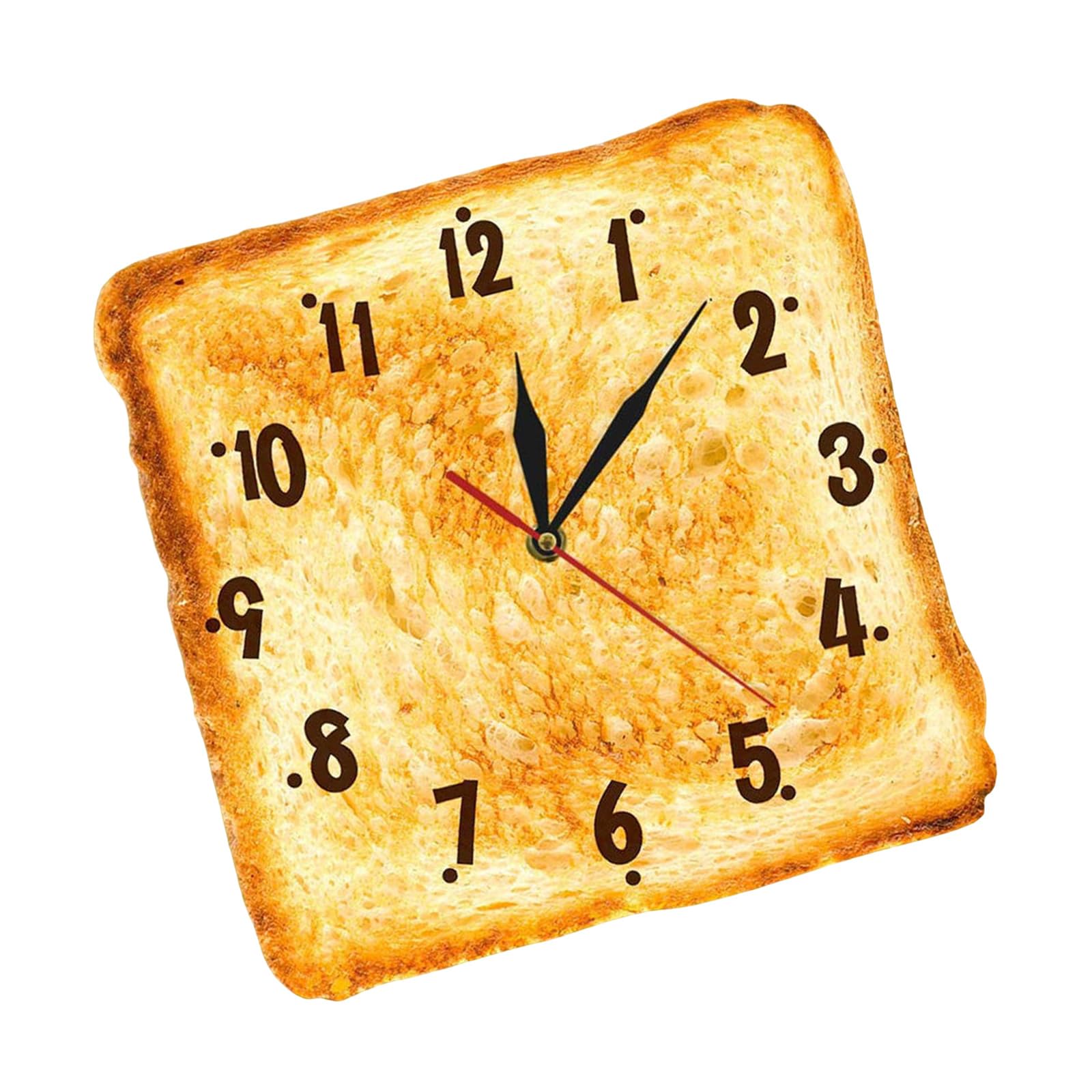 Horloge murale cuisine en forme de pain pour décoration de coffeeshop