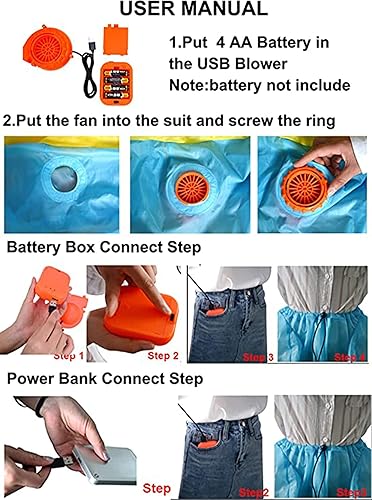 Vista 6 de Disfraz inflable para adultos, disfraz inflable de Halloween, Navidad, Navidad, traje inflable de Halloween