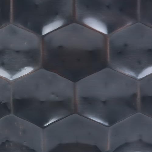 Miniatura 94 de SIMPLIHOME Morris - Mesa auxiliar de metal de aluminio fundido de 17 pulgadas de ancho en plata antigua, mesa de acento industrial con acabado en