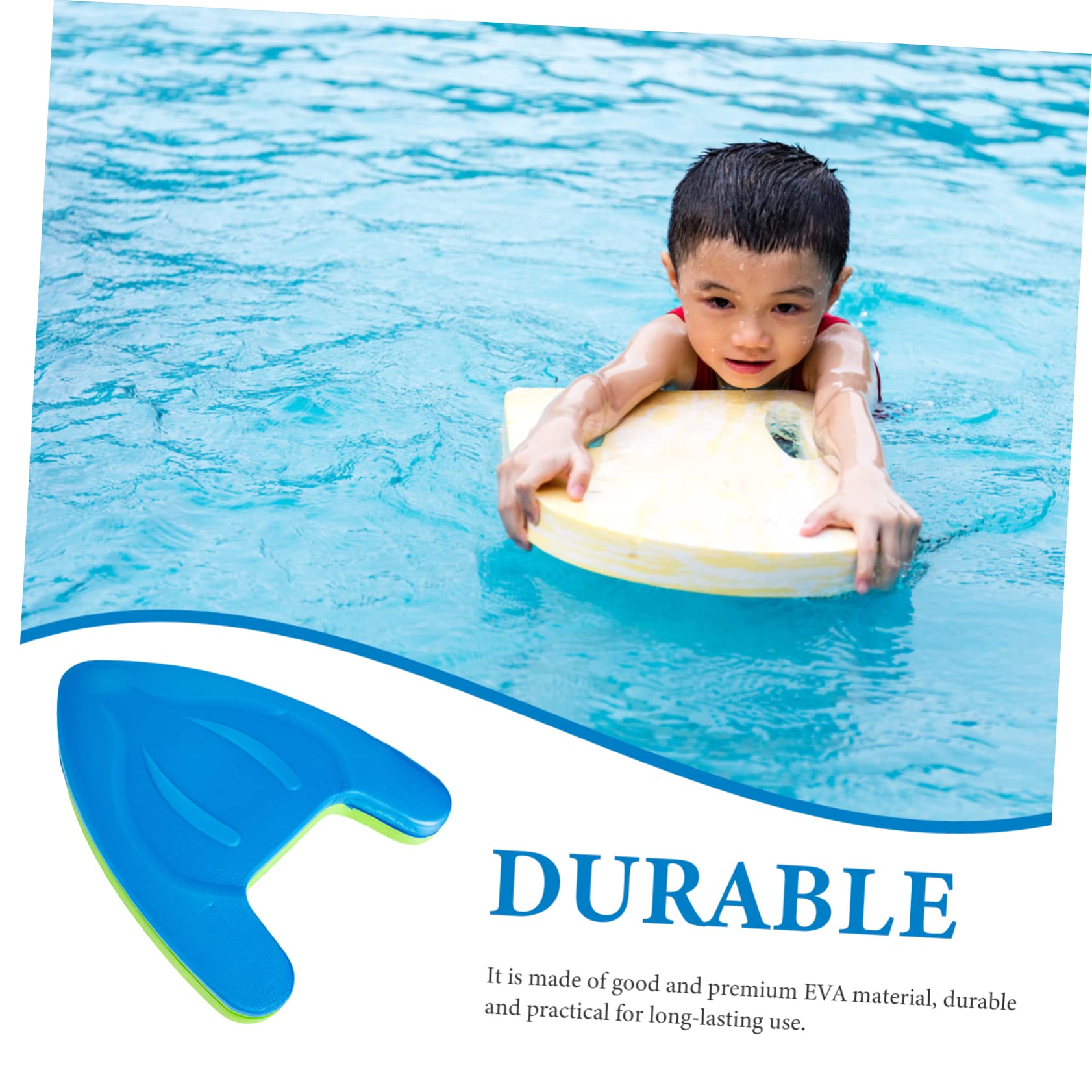 VANZACK Boys and Girls Swim Kickboard Lightweight Eva Board Pool Training Tool Fun for Children for Swim Lessons Random