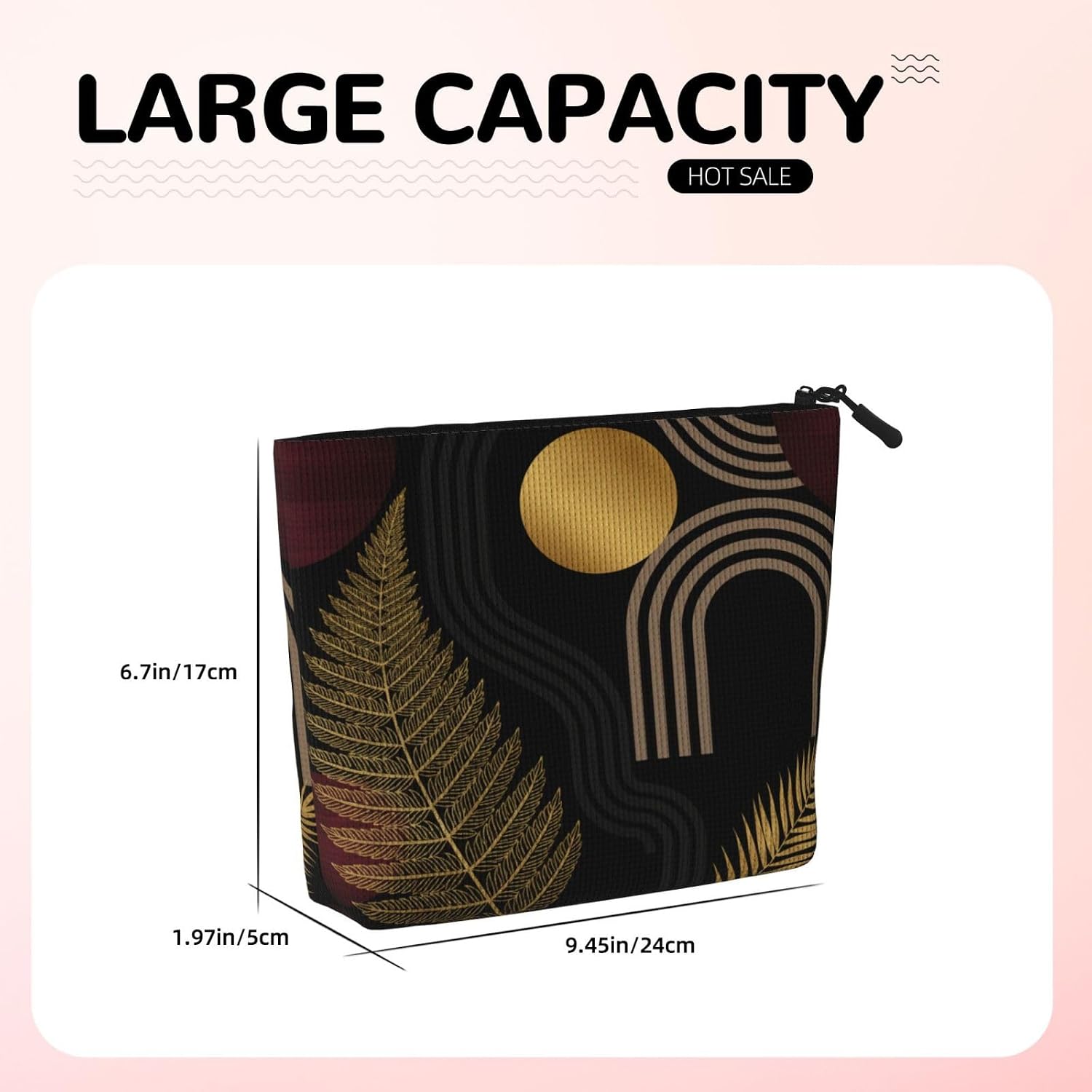 Travel Toiletry Bag Water-resistant Makeup Bag for Women Men image 5