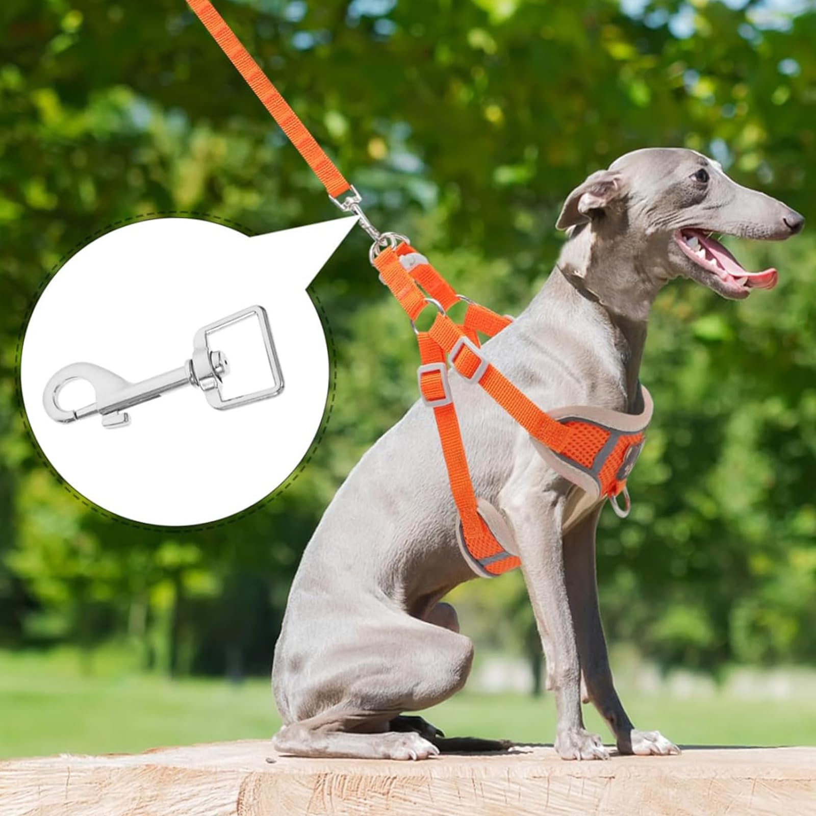 Snap Hooks Dog Leads Clasp Buckle Trigger Clip Pet Buckle Key Chain for Linking Dog Leash Collar Handmade Crafts Project 8pcs - Image 4