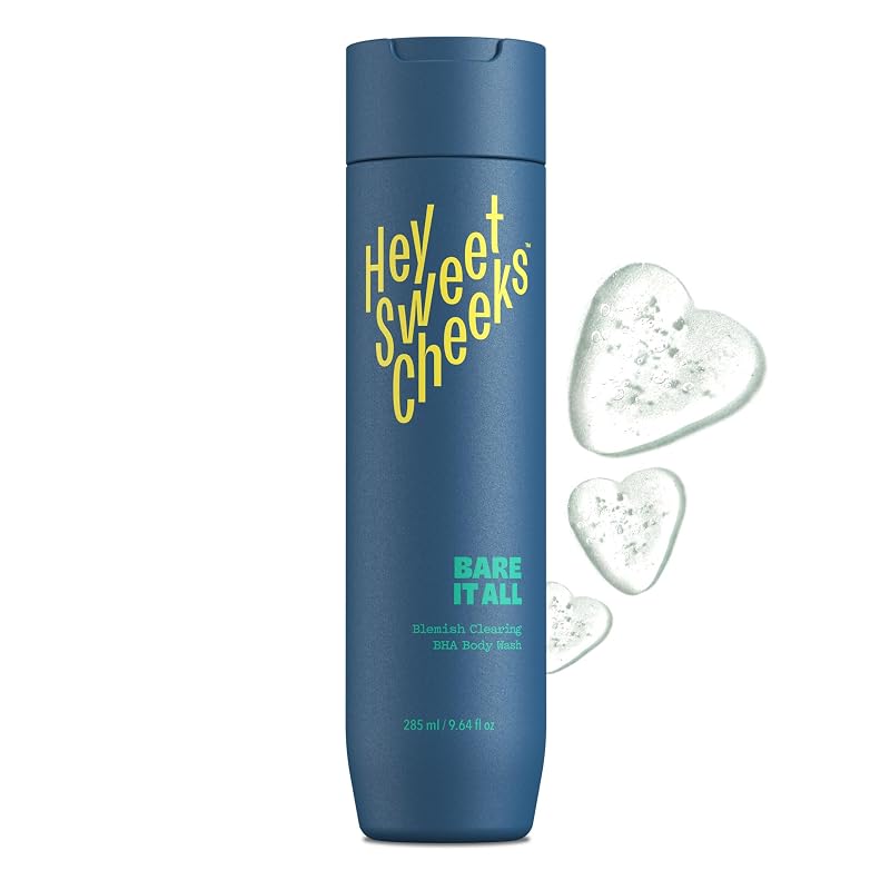 Sabonete líquido corporal com ácido salicílico BHA e leite de aveia HEY SWEET CHEEKS, 285 g