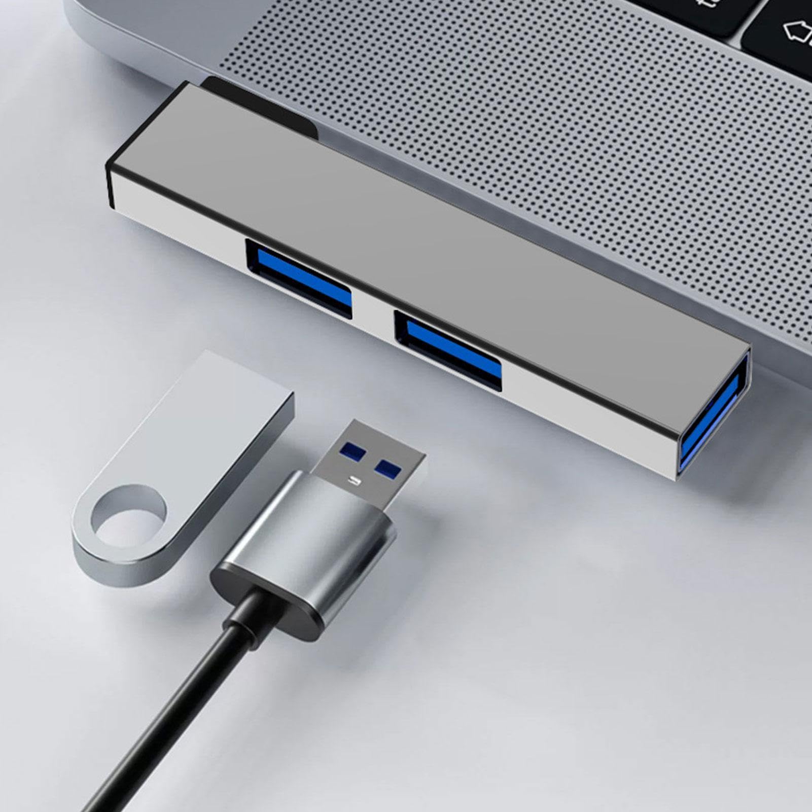 Hub USB 3.0, estensore USB portatile a dissipazione rapida del calore con 5 gbps ad alta velocità, estensione della porta 'hub di espansione USB 3.0