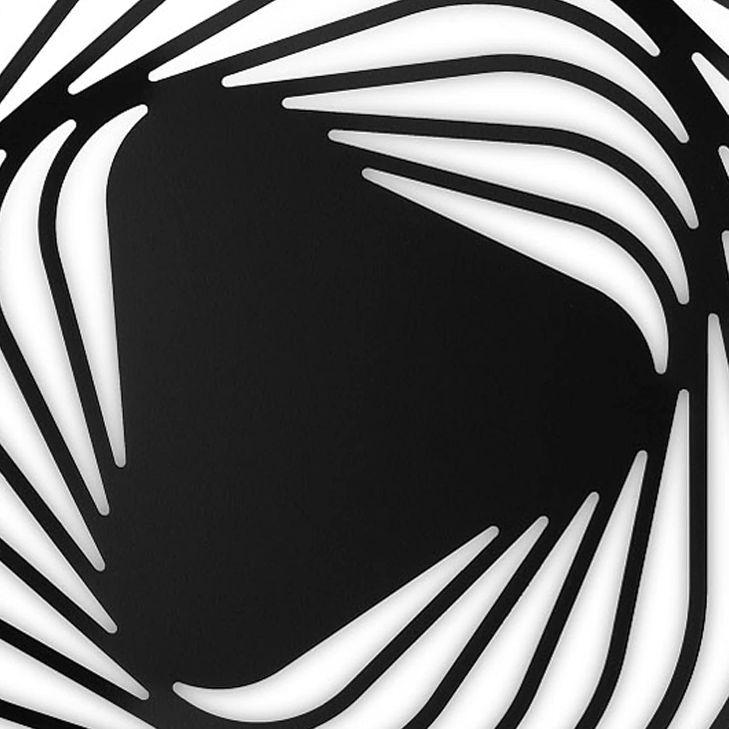 Alessi ACO03 B Trinity - Design Fruit Bowl, Steel Colored with Epoxy Resin, Medium, Black