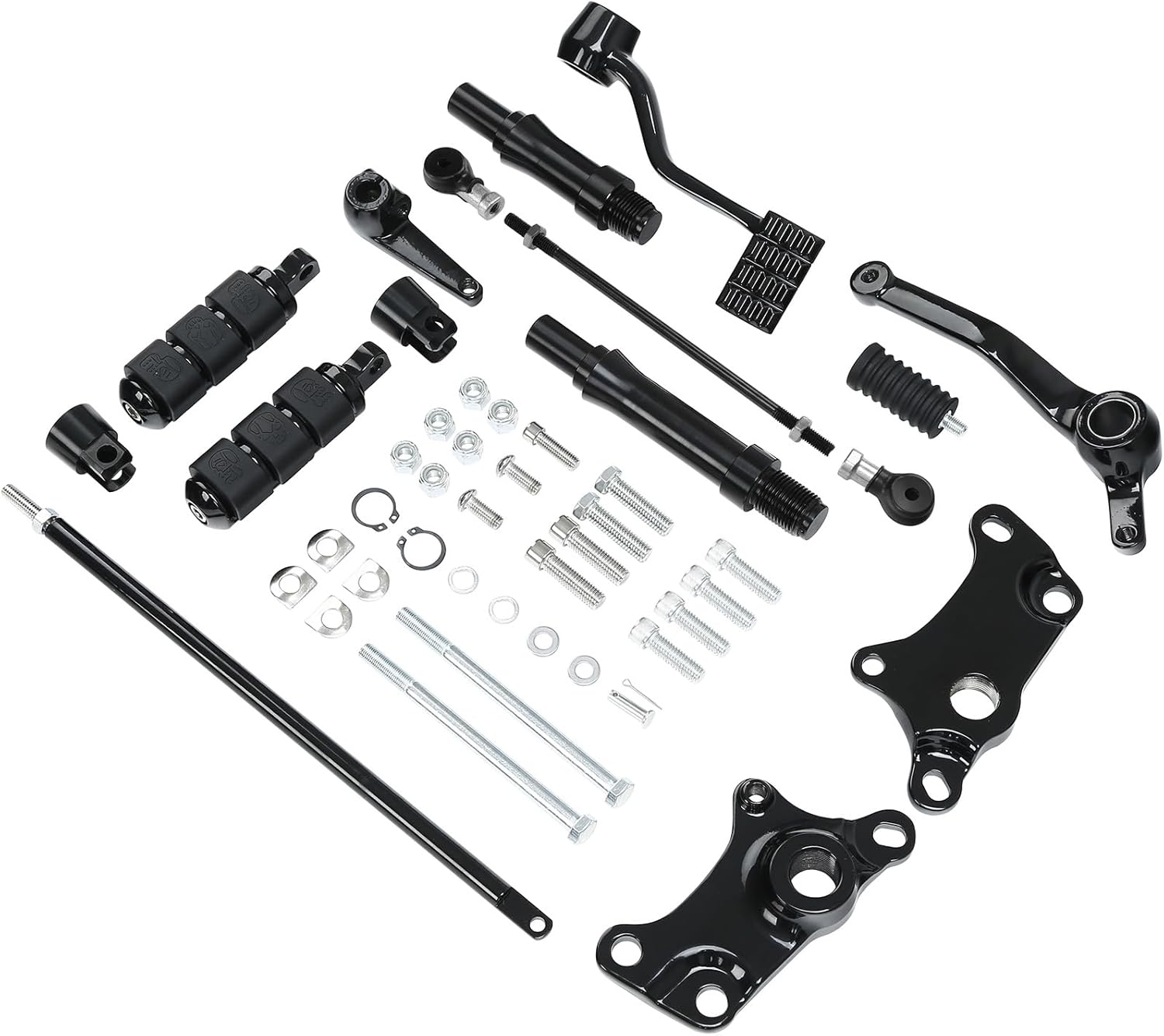Forward Controls Footpegs Levers Linkages Kit Fit For Harley Sportster 883 1200 XL883 XL1200 1991-2003