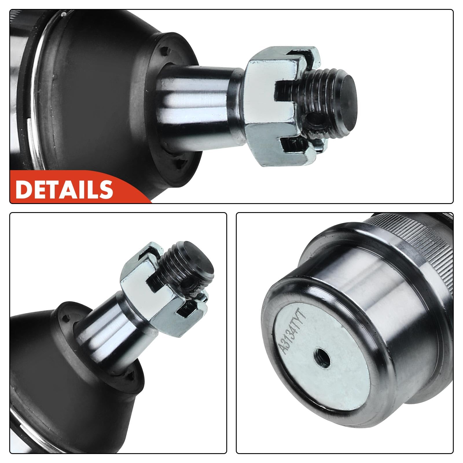 Frankberg 2x Rotule de Suspension Essieu Avant En haut Compatible avec Ram 1500 Allongé Cab Pick-up 3.9L-5.9L 1994-2001 Ram 1500 Pick-up BE BR 5.2L-5.9L 1993-2001 Remplacer# 68004085AA