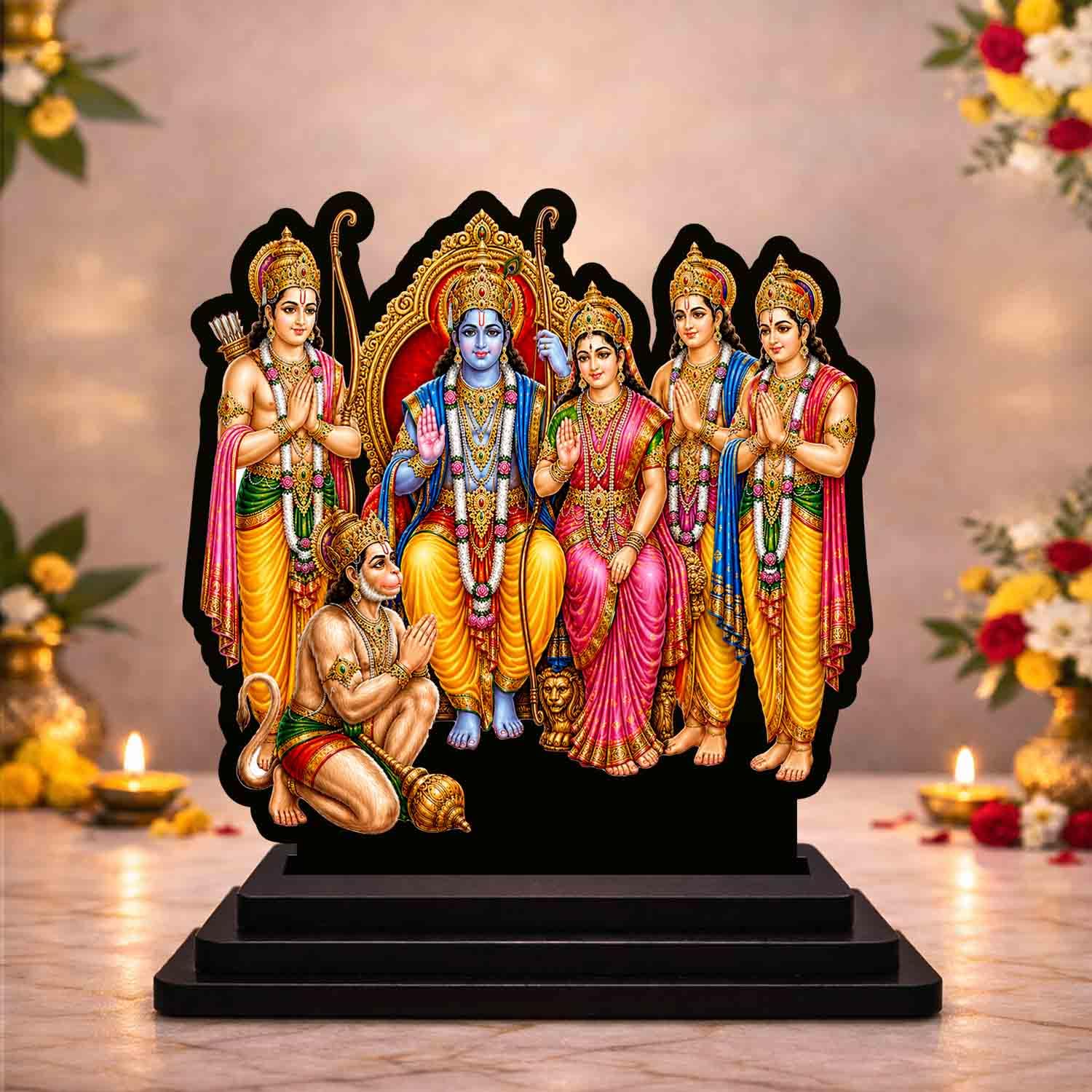 Shiv Parivar Idol - Home Temple Decor -23 Shiv Parivar Idol - Home Temple Decor -23