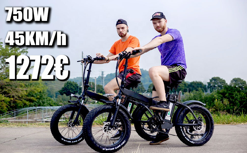 Elektrofahrrad E-Bike Klapprad 20 Zoll | S-Pedelec Mit 15AH 48V Lithium-Batterie Range:60-90KM | 80N.m Bürstenlosen Motor | 4.0 Fat Tire Faltbare E Bike Herren mit Gasmodus/PAS-Modus/Cruise-Modus – Bild 8