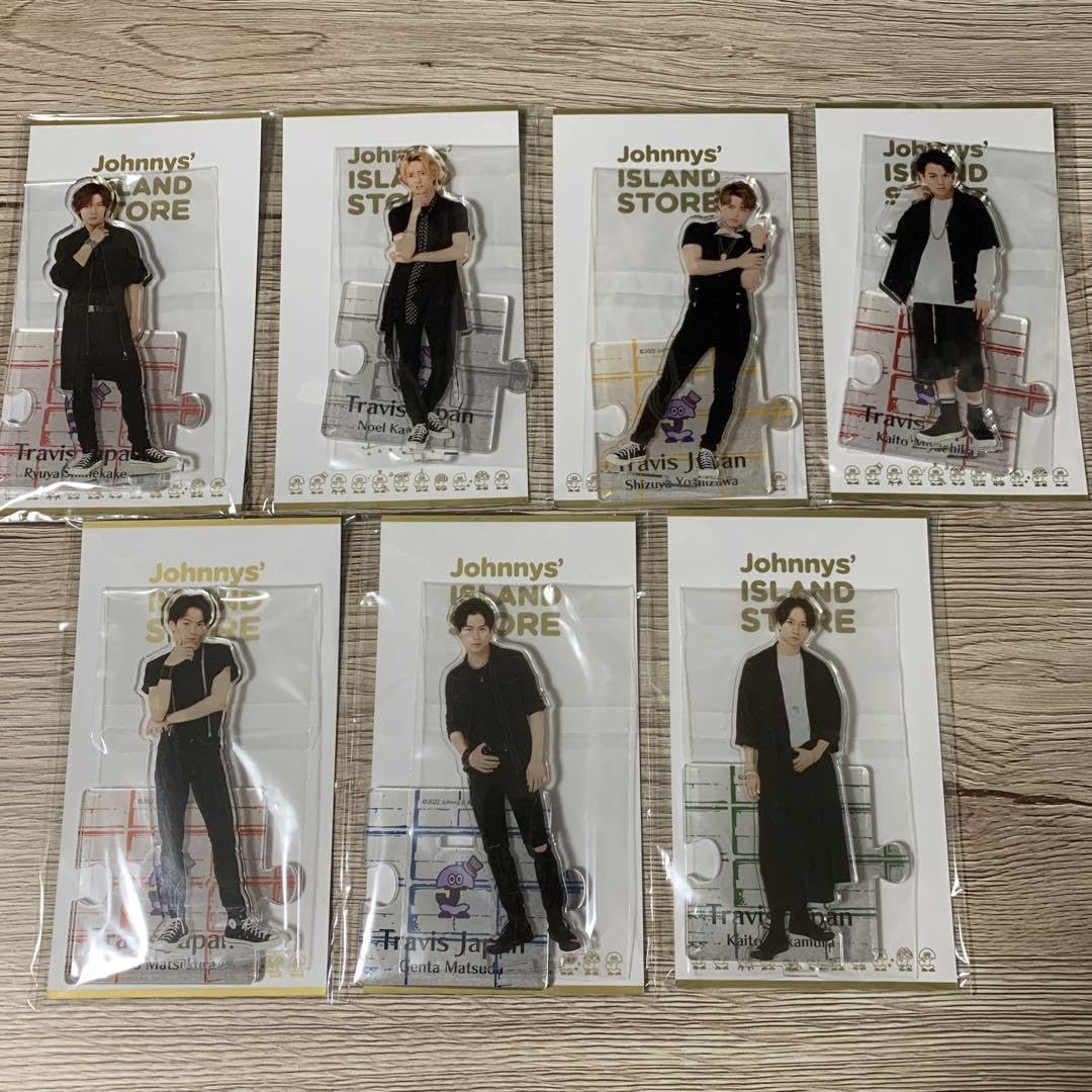 Amazon.co.jp: TravisJapan トラジャ アクスタ 7体セット : おもちゃ