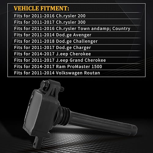 Miniatura 2 de Bobina de encendido para Chrysler 200 300 Town Country J.eep Grand Cherokee Wrangler Dodge Grand Caravan Avenger Durango Ram 1500 3.6L 2011-2016