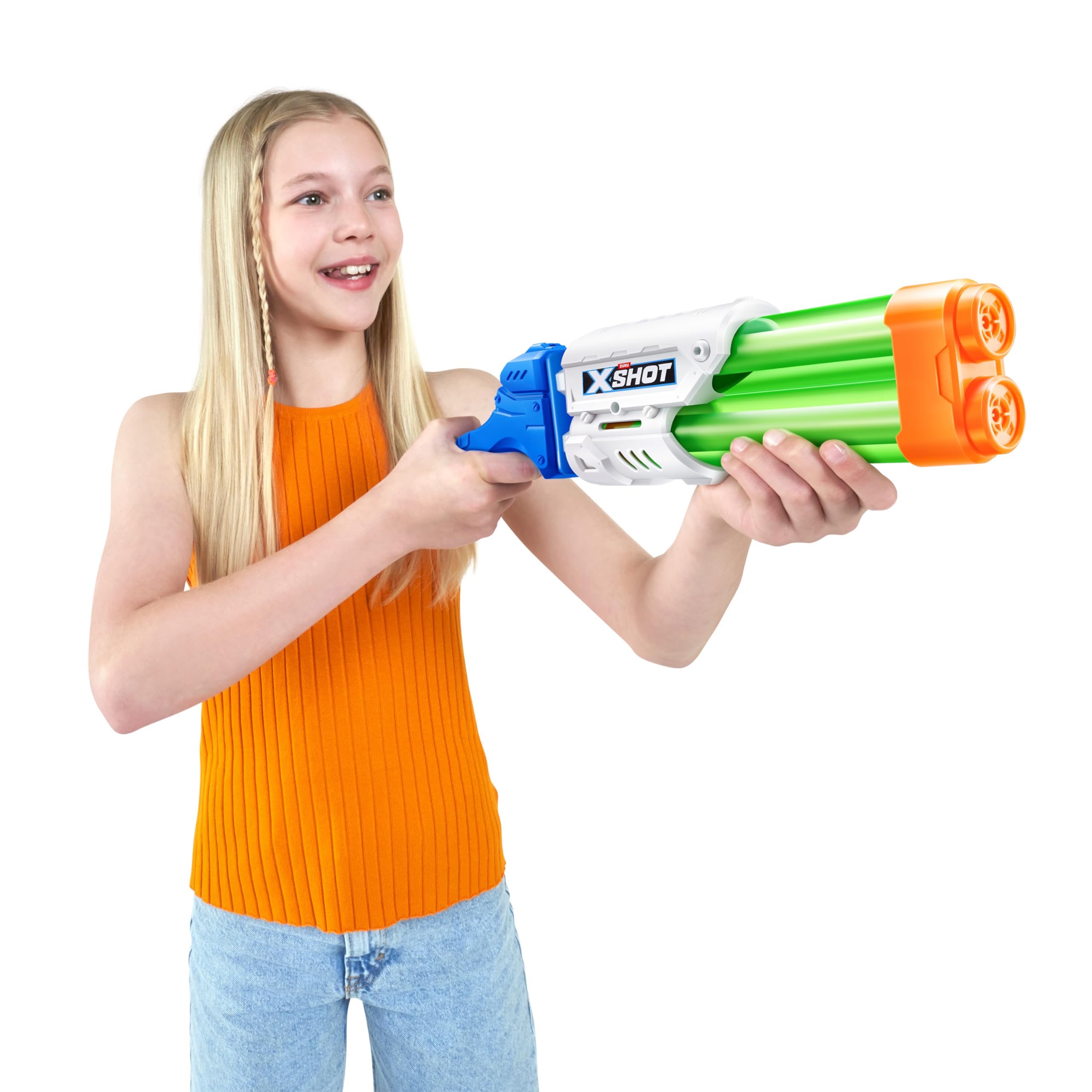XSHOT ZURU Dual Play Water Blaster mały Dual Stream Blaster, zabawka wodna dla dzieci, nastolatków i dorosłych