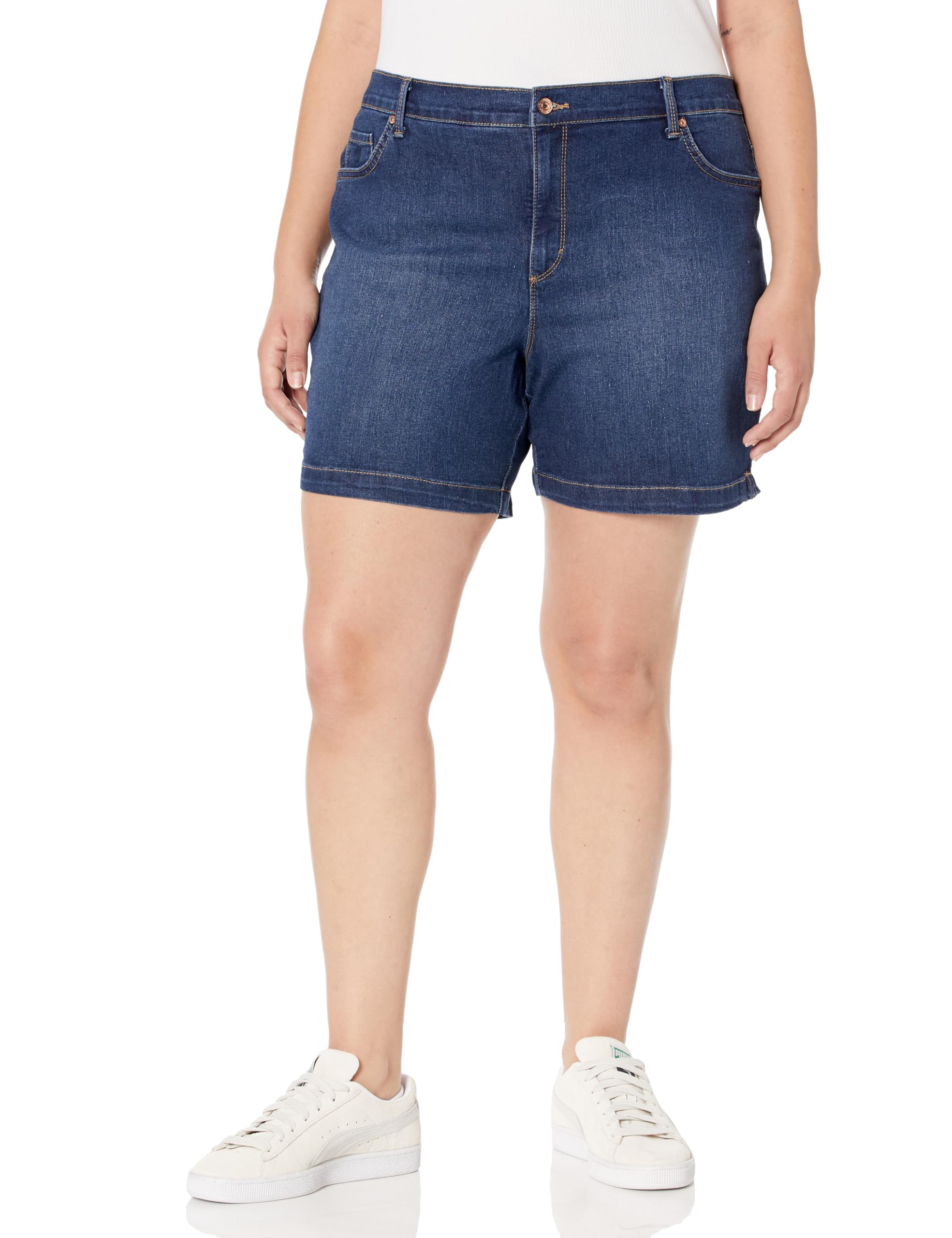 Gloria VanderbiltWomen's Plus Size Amanda Basic Jean Short